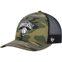 New York Knicks '47 Trucker Snapback Hat - Camo/Black New York Knicks '47 Trucker Snapback Hat - Camo/Black
