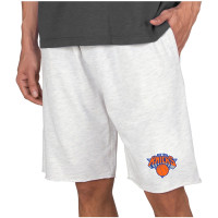 New York Knicks Concepts Sport Mainstream Terry basketball Shorts - Cream New York Knicks Concepts Sport Mainstream Terry basketball Shorts - Cream