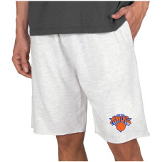New York Knicks Concepts Sport Mainstream Terry basketball Shorts - Cream New York Knicks Concepts Sport Mainstream Terry basketball Shorts - Cream