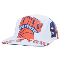 New York Knicks Mitchell & Ness Hardwood Classics In Your Face Deadstock Snapback Hat - White New York Knicks Mitchell & Ness Hardwood Classics In Your Face Deadstock Snapback Hat - White