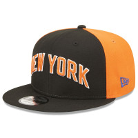 New York Knicks New Era 2022/23 City Edition Official 9FIFTY Snapback Adjustable Hat - Black