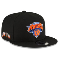 New York Knicks New Era 2023/24 City Edition Alternate 9FIFTY Snapback Adjustable Hat - Black
