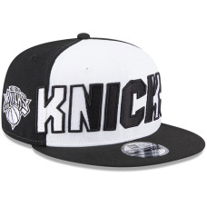 New York Knicks New Era Back Half 9FIFTY Snapback Hat - White/Black New York Knicks New Era Back Half 9FIFTY Snapback Hat - White/Black