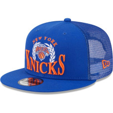New York Knicks New Era Bold Laurels 9FIFTY Snapback Hat - Blue New York Knicks New Era Bold Laurels 9FIFTY Snapback Hat - Blue