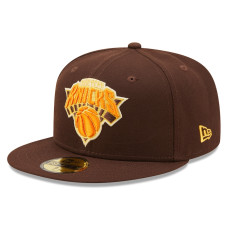 New York Knicks New Era Burnt Wood Orange Popsicle 59FIFTY Fitted Hat - Brown New York Knicks New Era Burnt Wood Orange Popsicle 59FIFTY Fitted Hat - Brown