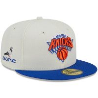 New York Knicks New Era x Staple NBA x Staple Two-Tone 59FIFTY Fitted Hat - Cream/Blue