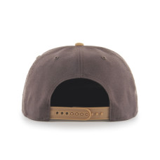New York Knicks '47 No Shot Two-Tone Captain Snapback Hat - Brown