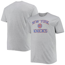 New York Knicks Big & Tall Heart & Soul basketball T-shirt - Heathered Gray New York Knicks Big & Tall Heart & Soul basketball T-shirt - Heathered Gray