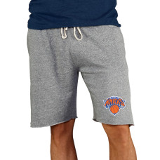 New York Knicks Concepts Sport Mainstream Terry basketball Shorts - Gray New York Knicks Concepts Sport Mainstream Terry basketball Shorts - Gray