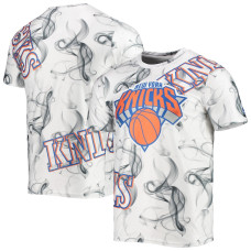 New York Knicks FISLL Asymmetric Bold Smoke basketball T-shirt - White/Black New York Knicks FISLL Asymmetric Bold Smoke basketball T-shirt - White/Black