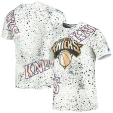 New York Knicks FISLL Gold Foil Splatter Print basketball T-shirt - White New York Knicks FISLL Gold Foil Splatter Print basketball T-shirt - White