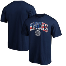 New York Knicks Fanatics Branded Banner Wave basketball T-shirt - Navy New York Knicks Fanatics Branded Banner Wave basketball T-shirt - Navy