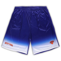 New York Knicks Fanatics Branded Big & Tall Fadeaway basketball Shorts - Blue New York Knicks Fanatics Branded Big & Tall Fadeaway basketball Shorts - Blue