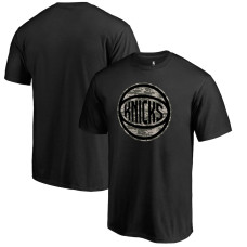 New York Knicks Fanatics Branded Cloak Camo basketball T-shirt - Black New York Knicks Fanatics Branded Cloak Camo basketball T-shirt - Black
