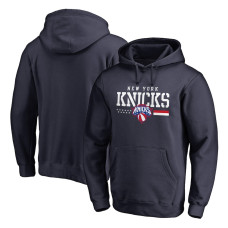 New York Knicks Fanatics Branded Hoops For Troops basketball Pullover Hoodie - Navy