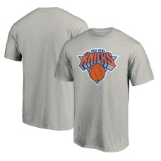 New York Knicks Fanatics Branded Logo basketball T-shirt - Heather Gray New York Knicks Fanatics Branded Logo basketball T-shirt - Heather Gray