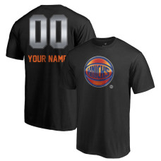 Personalized New York Knicks Fanatics Branded Midnight Mascot Player basketball T-shirt - Black Personalized New York Knicks Fanatics Branded Midnight Mascot Player basketball T-shirt - Black