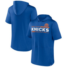 New York Knicks Fanatics Branded Possession Hoodie basketball T-shirt - Blue New York Knicks Fanatics Branded Possession Hoodie basketball T-shirt - Blue