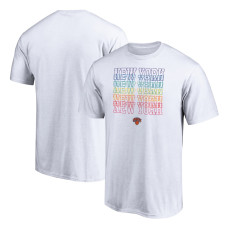 New York Knicks Fanatics Branded Team City Pride basketball T-shirt - White New York Knicks Fanatics Branded Team City Pride basketball T-shirt - White