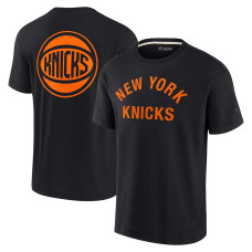 New York Knicks Fanatics Signature Super Soft basketball T-shirt - Black New York Knicks Fanatics Signature Super Soft basketball T-shirt - Black