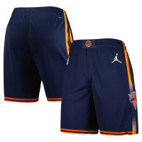 New York Knicks Jordan Brand 2022/2023 Statement Edition Swingman Performance basketball Shorts - Navy