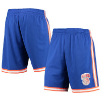 New York Knicks Mitchell & Ness 1991 Hardwood Classics 75th Anniversary Swingman basketball Shorts - Blue New York Knicks Mitchell & Ness 1991 Hardwood Classics 75th Anniversary Swingman basketball Shorts - Blue