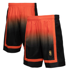 New York Knicks Mitchell & Ness 1996/97 Hardwood Classics Fadeaway Reload 3.0 Swingman basketball Shorts - Orange/Black New York Knicks Mitchell & Ness 1996/97 Hardwood Classics Fadeaway Reload 3.0 Swingman basketball Shorts - Orange/Black
