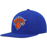 New York Knicks Mitchell & Ness Ground 2.0 Snapback Hat - Blue New York Knicks Mitchell & Ness Ground 2.0 Snapback Hat - Blue