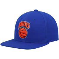 New York Knicks Mitchell & Ness Hardwood Classics Team Ground 2.0 Snapback Hat - Blue