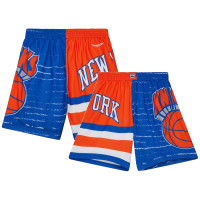 New York Knicks Mitchell & Ness Jumbotron 3.0 basketball Shorts - Blue/Orange