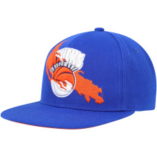 New York Knicks Mitchell & Ness Paint By Numbers Snapback Hat - Blue New York Knicks Mitchell & Ness Paint By Numbers Snapback Hat - Blue