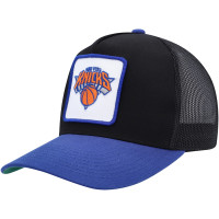 New York Knicks Mitchell & Ness SOUL Truck It Trucker Snapback Hat - Black/Blue New York Knicks Mitchell & Ness SOUL Truck It Trucker Snapback Hat - Black/Blue