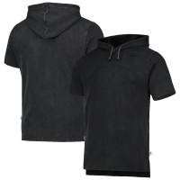 New York Knicks Mitchell & Ness Tonal Short Sleeve basketball Pullover Hoodie - Black
