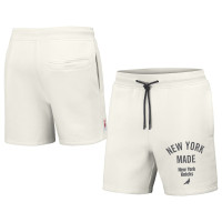 New York Knicks NBA x Staple Heavyweight Fleece basketball Shorts - Cream