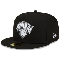 New York Knicks New Era 2021/22 City Edition Alternate 59FIFTY Fitted Hat - Black/White