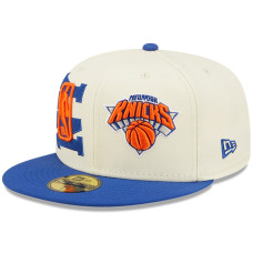 New York Knicks New Era 2022 NBA Draft 59FIFTY Fitted Hat - Cream/Blue New York Knicks New Era 2022 NBA Draft 59FIFTY Fitted Hat - Cream/Blue
