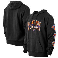 New York Knicks New Era 2022/23 City Edition Big & Tall basketball Pullover Hoodie - Black