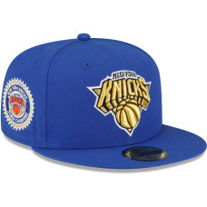 New York Knicks New Era 2x NBA Champions Metallic Undervisor 59FIFTY Fitted Hat - Blue New York Knicks New Era 2x NBA Champions Metallic Undervisor 59FIFTY Fitted Hat - Blue