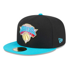 New York Knicks New Era Arcade Scheme 59FIFTY Fitted Hat - Black/Turquoise New York Knicks New Era Arcade Scheme 59FIFTY Fitted Hat - Black/Turquoise