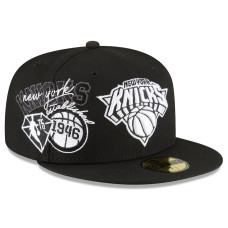 New York Knicks New Era Back Half Team 59FIFTY Fitted Hat - Black New York Knicks New Era Back Half Team 59FIFTY Fitted Hat - Black