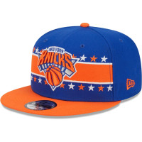 New York Knicks New Era Banded Stars 9FIFTY Snapback Hat - Blue New York Knicks New Era Banded Stars 9FIFTY Snapback Hat - Blue