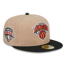 New York Knicks New Era Burnt Orange Logo 2-Tone 59FIFTY Fitted Hat - Tan/Black New York Knicks New Era Burnt Orange Logo 2-Tone 59FIFTY Fitted Hat - Tan/Black