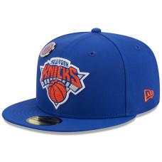New York Knicks New Era Chainstitch Logo Pin 59FIFTY Fitted Hat - Blue New York Knicks New Era Chainstitch Logo Pin 59FIFTY Fitted Hat - Blue