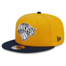 New York Knicks New Era Color Pack 2-Tone 9FIFTY Snapback Hat - Gold/Navy New York Knicks New Era Color Pack 2-Tone 9FIFTY Snapback Hat - Gold/Navy