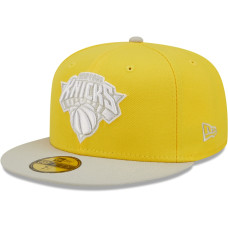 New York Knicks New Era Color Pack 59FIFTY Fitted Hat - Yellow/Gray New York Knicks New Era Color Pack 59FIFTY Fitted Hat - Yellow/Gray