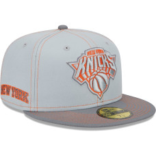 New York Knicks New Era Color Pop 59FIFTY Fitted Hat - Gray New York Knicks New Era Color Pop 59FIFTY Fitted Hat - Gray