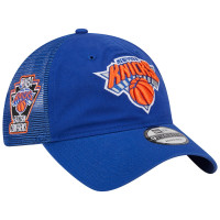 New York Knicks New Era Distinct Side Patch Trucker 9TWENTY Adjustable Hat - Blue New York Knicks New Era Distinct Side Patch Trucker 9TWENTY Adjustable Hat - Blue