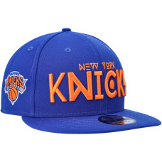 New York Knicks New Era Rocker 9FIFTY Snapback Hat - Blue New York Knicks New Era Rocker 9FIFTY Snapback Hat - Blue