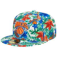 New York Knicks New Era Tropical Hibiscus 59FIFTY Fitted Hat New York Knicks New Era Tropical Hibiscus 59FIFTY Fitted Hat