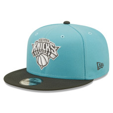 New York Knicks New Era Two-Tone 9FIFTY Snapback Hat - Turquoise/Charcoal